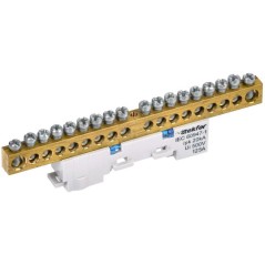 Шина нулевая N неизол на универс. держ. 8х12-18-С TEKFOR IEK TF-NN20-18-DL-K07