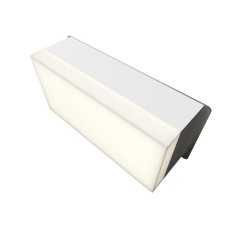 Светильник светодиодный RVE-LBX-LUMO20-PLAZA10020010-1-GR прямоугольник грильято 1шт 90х190х60мм 12Вт встраиваемый 4000К бел. RV
