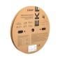 Трубка термоусадочная ТУТ нг 16/8 черн. (уп.100м) EKF tut-16-b