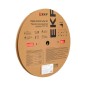 Трубка термоусадочная ТУТ нг 8/4 красн. (уп.100м) EKF tut-8-r