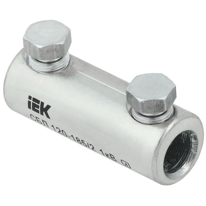 Соединитель болтовой луженый СБЛ 120-185/2 1кВ IEK UCB11-120-185-02-01 Соединитель болтовой луженый СБЛ 120-185/2 1кВ IEK UCB11-120-185-02-01