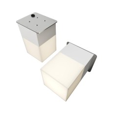Светильник светодиодный RVE-LBX-LUMO60-PLAZA7510-2-GR квадрат грильято 2шт 65х65х100мм 10Вт встраиваемый 4000К бел. RVElektro RV