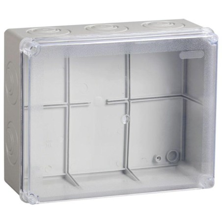 Коробка распаячная ОП 240х195х165 IP44 КМ41277 RAL7035 IEK UKO10-240-195-165-K51-44