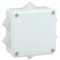 Коробка распаячная ОП КМ 100х100х45 IP44 6 вводов бел. IEK UKO11-100-100-045-K01-44