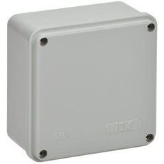Коробка распаячная ОП 100х100х50 IP55 КМ41260 сер. IEK UKO11-100-110-050-K41-55S