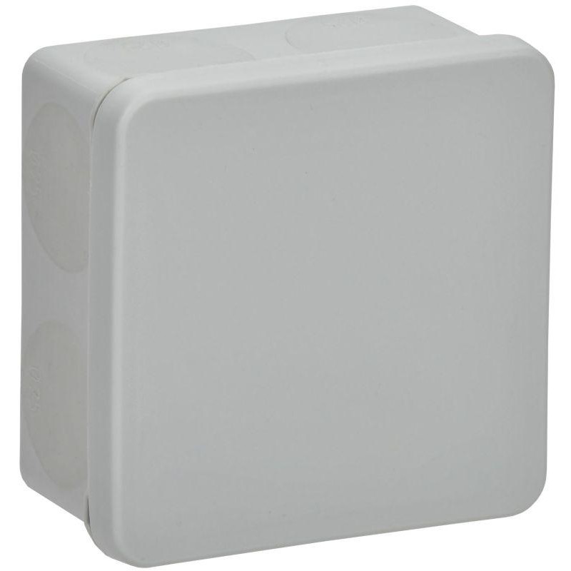 Коробка распаячная ОП КМ42435 80х80х40мм IP67 8 вводов сер. IEK UKO21-080-080-040-K41-66