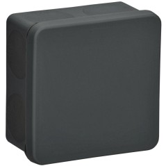 Коробка распаячная ОП КМ42455 100х100х50мм IP67 8 вводов черн. IEK UKO21-100-100-050-K02-66