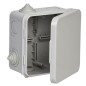 Коробка распаячная КМ ОП 100х100х50мм IP54 откидная крышка 4 гермоввода (7035) GENERICA UKO31-100-100-050-K03-54G