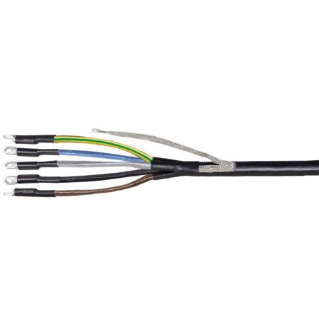 Муфта концевая ПКВтпбэ 5х16/25 с болт. наконечн., пайка ПВХ/СПЭ изоляция 1кВ IEK UZM-XLBK1-VN5-1625SP