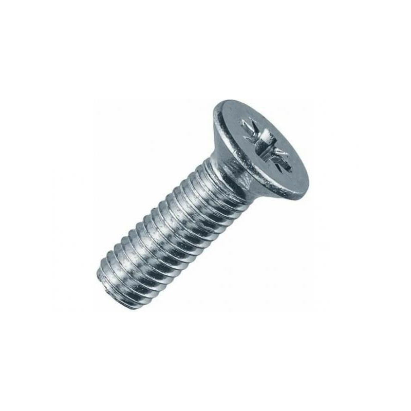 Винт 8х60 с потайной головкой и крестообразным шлицем DIN 965 TDZ EKF wk8x60-TDZ