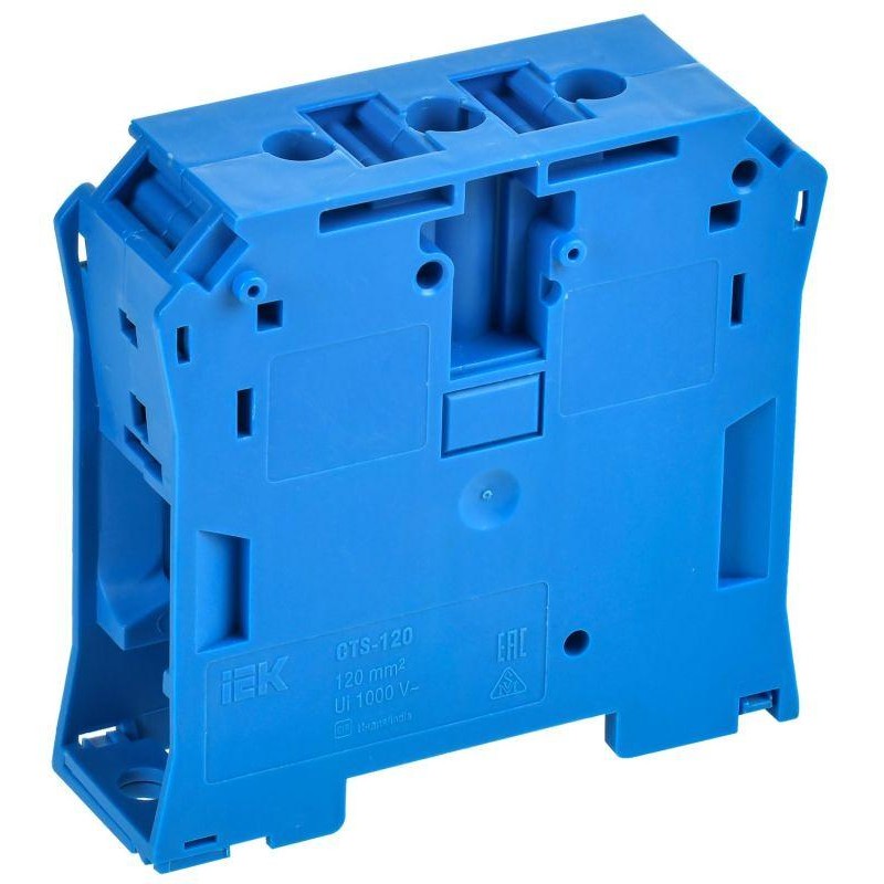 Колодка клеммная CTS 120кв.мм син. IEK YCT10-00-K07-120 Колодка клеммная CTS 120кв.мм син. IEK YCT10-00-K07-120