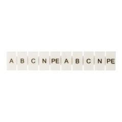 Маркеры для JXB-ST 1.5 с символами "A. B. C. N. PE" (уп.100шт) PROxima EKF zb-st-1.5-A-PE