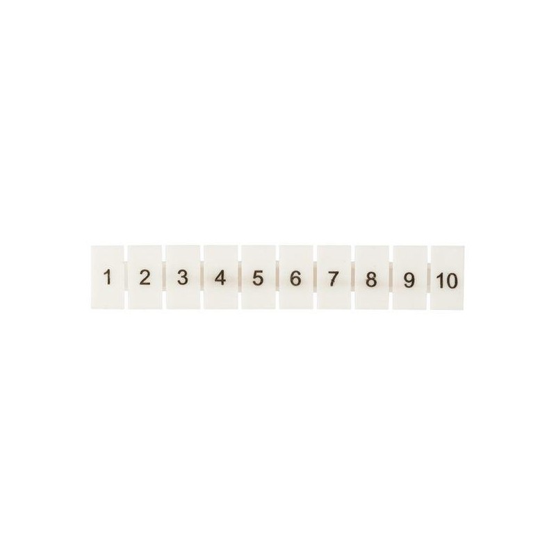 Маркеры для JXB-ST 2.5 с нумерацией 1-10 (уп.100шт) PROxima EKF zb-st-2.5-1-10
