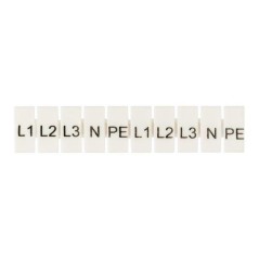Маркеры для JXB-ST 4 с символами "L1. L2. L3. N. PE" (уп.100шт) PROxima EKF zb-st-4-L-1-3