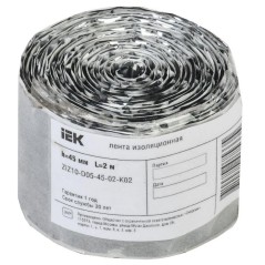 Лента изоляционная 0.5х45мм 2м IEK ZIZ10-D05-45-02-K02