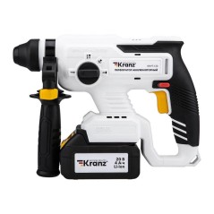 Перфоратор аккумуляторный SDS-plus 2.2Дж 1х4Ач в кейсе Kranz KR-PT-120