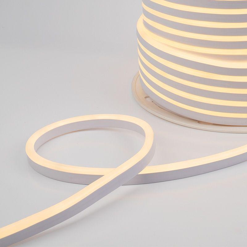 Шнур светодиодный гибкий неон LED SMD 8х16мм 120LED/м теп. бел. (уп.100м) Neon-Night 131-046 Шнур светодиодный гибкий неон LED SMD 8х16мм 120LED/м теп. бел. (уп.100м) Neon-Night 131-046