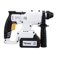 Перфоратор аккумуляторный SDS-plus 2.2Дж 1х4Ач в кейсе Kranz KR-PT-120