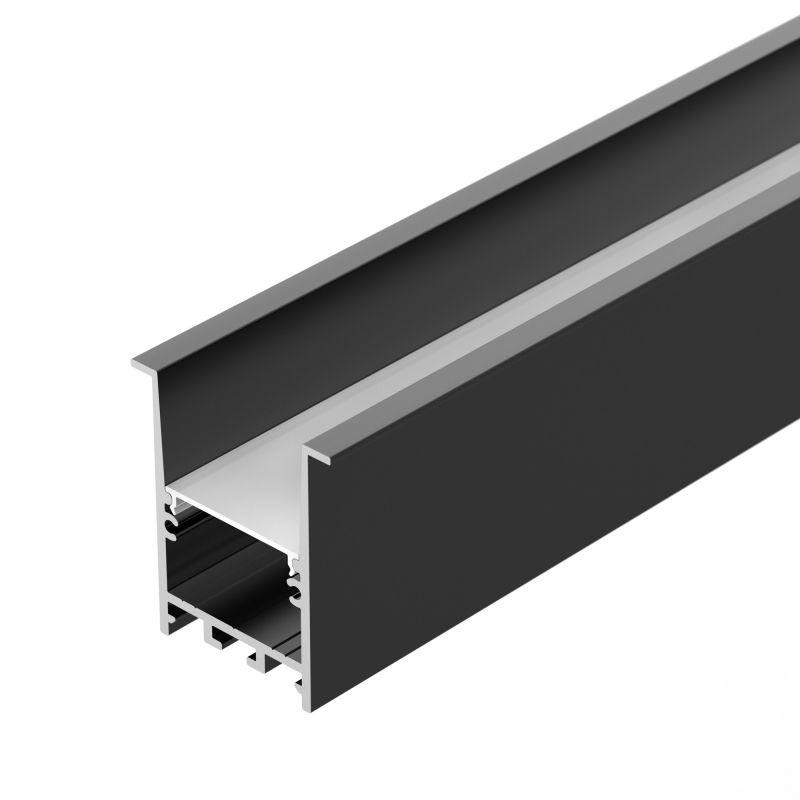 Профиль SL-COMFORT-4551-F-2000 ANOD BLACK 2м алюминий Arlight 031766