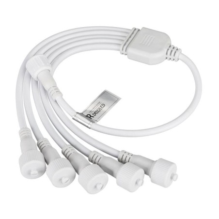 Коннектор питания ARD-CLASSIC-SYNC-RGB White (230В 5 ports) (Ardecoled закр.) Arlight 031805