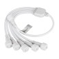 Коннектор питания ARD-CLASSIC-SYNC-RGB White (230В 5 ports) (Ardecoled закр.) Arlight 031805