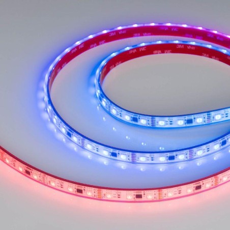 Лента герметичная DMX-PS-B60-12mm 12В RGB-PX3 (14Вт/м IP67 5060) (бегущий огонь) (уп.5м) Arlight 039605