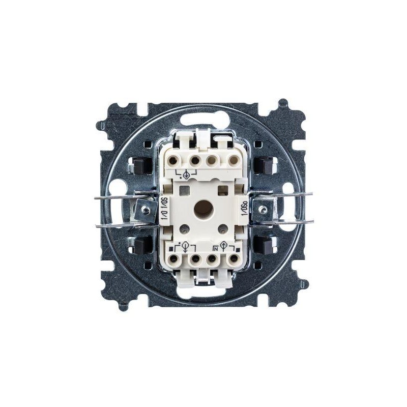 Выключатель кнопочный 1-кл. СП Levit IP20 сл. кость/бел. ABB 2CHH599145A6017 Выключатель кнопочный 1-кл. СП Levit IP20 сл. кость/бел. ABB 2CHH599145A6017