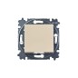 Выключатель кнопочный 1-кл. СП Levit IP20 сл. кость/бел. ABB 2CHH599145A6017 Выключатель кнопочный 1-кл. СП Levit IP20 сл. кость/бел. ABB 2CHH599145A6017