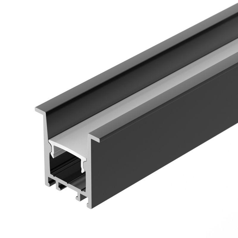 Профиль SL-COMFORT-2322-F-2000 ANOD BLACK 2м алюминий Arlight 031771 Профиль SL-COMFORT-2322-F-2000 ANOD BLACK 2м алюминий Arlight 031771