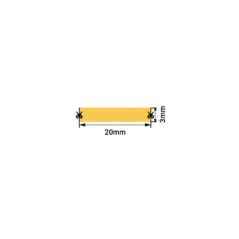 Лента светодиодная ПРО COB 400LED/м 4.8Вт/м тепл. бел. 24В IP20 (уп.5м) SWG PRO 00-00014867