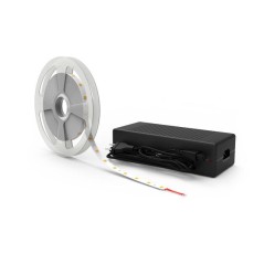 Лента светодиодная Basic 2835/240-SMD 14.4Вт/м 4000К нейтр. бел. IP20 1600лм/м 12В 10мм драйвер (уп.5м) GAUSS BT087
