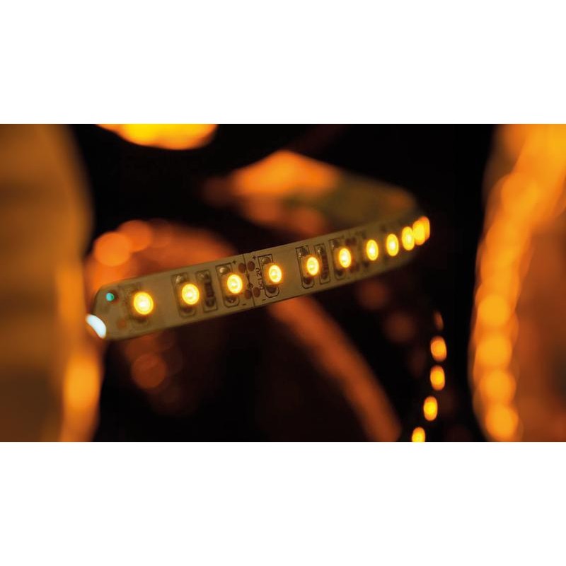 Лента светодиодная стандарт 3528 120LED/м 9.6Вт/м желт. 12В IP20 со скотчем 3М (уп.5м) SWG Standard 00-00009246
