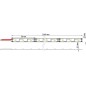 Лента светодиодная SMD3528 4.8Вт/м 60LED/м 12В IP65 тепло-бел. (уп.5м) Lamper 141-356
