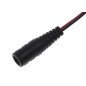 Коннектор питания с джеком для одноцвет. LED лент IP23 10мм Lamper 144-101