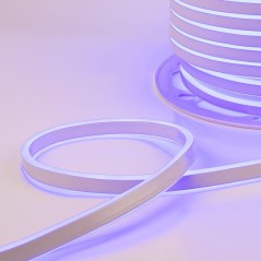 Шнур светодиодный гибкий неон LED SMD 8х16мм 120LED/м двустор. син. (уп.100м) Neon-Night 131-093