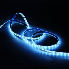 Лента светодиодная Basic 5050/60-SMD 10Вт/м 4000К нейтр. бел. IP20 700лм/м 12В 10мм драйвер (уп.5м) GAUSS BT043