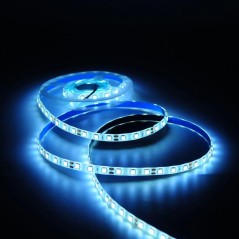 Лента светодиодная Basic 5050/60-SMD 10Вт/м 4000К нейтр. бел. IP20 700лм/м 12В 10мм драйвер (уп.5м) GAUSS BT043