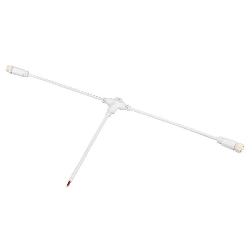 Коннектор питания ARL-MOONLIGHT-SPI/DMX-CON-POWER-T-MID-WIRE-WH IP67 пластик 3 года Arlight 031466 Коннектор питания ARL-MOONLIGHT-SPI/DMX-CON-POWER-T-MID-WIRE-WH IP67 пластик 3 года Arlight 031466