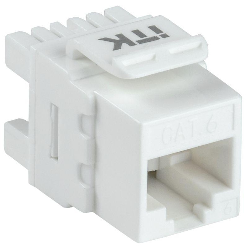 Модуль Keystone Jack кат. 6 UTP 110 IDC 180град. ITK CS1-1C06U-12 Модуль Keystone Jack кат. 6 UTP 110 IDC 180град. ITK CS1-1C06U-12