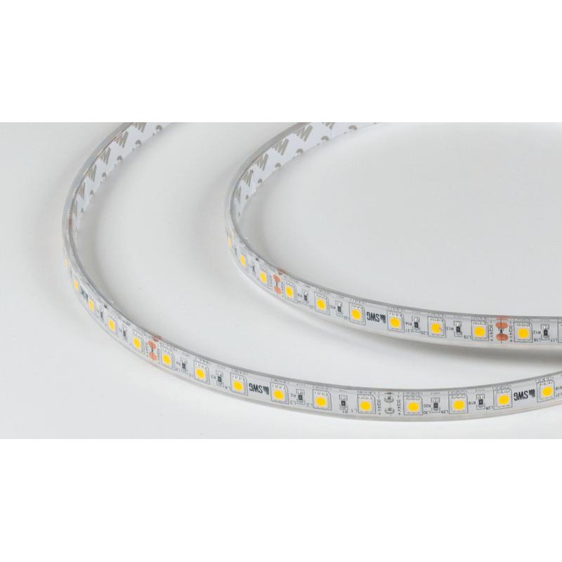 Лента светодиодная стандарт 5050 60LED/м 14.4Вт/м тепл. бел. 24В IP68 со скотчем 3М (уп.5м) SWG Standard 00-00013190