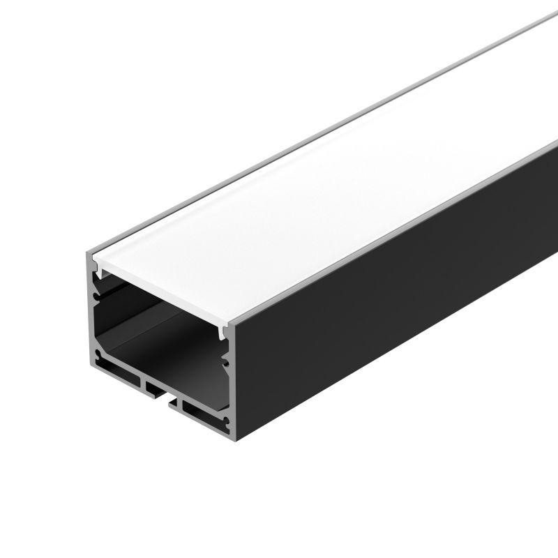 Профиль с экраном SL-LINE-4932-2500 BLACK+OPAL 2.5м алюминий Arlight 027988 Профиль с экраном SL-LINE-4932-2500 BLACK+OPAL 2.5м алюминий Arlight 027988