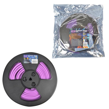 Лента светодиодная ULS-N11-2835-120LED/m-8mm-IP67-DC24V-10W/m-15M-PURPLE NEON герметичн. уп. фиолет. свет (уп.15м) Uniel UL-0000