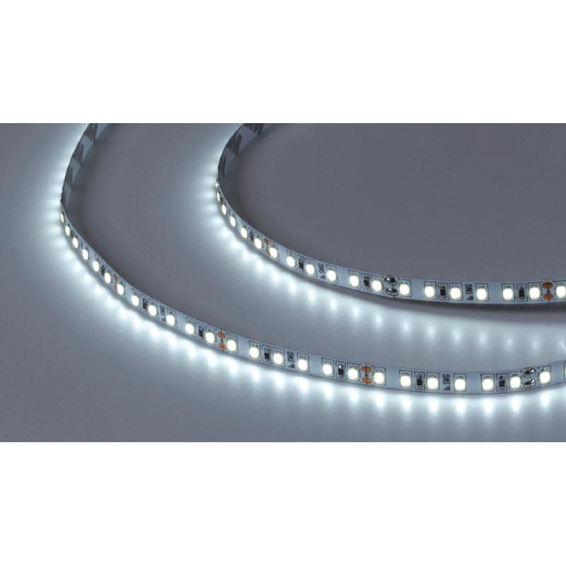 Лента светодиодная стандарт 2835 120LED/м 9.6Вт/м холод. бел. 24В IP20 со скотчем 3М (уп.5м) SWG Standard 00-00010108