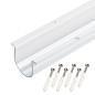 Профиль MOONLIGHT-D40-1000-TU CLEAR пластик L1000 Arlight 048839