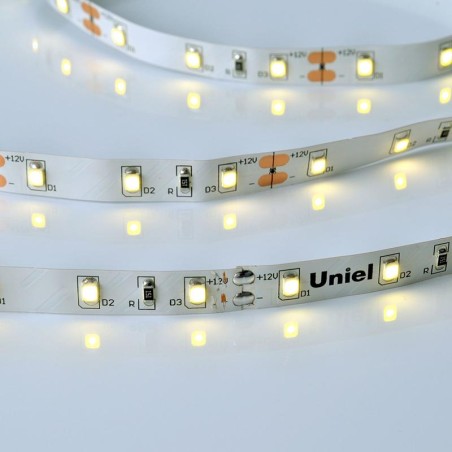 Лента светодиодная ULS-M11-2835-60LED/m-8mm-IP20-DC12V-4.8W/m-4M-4000K PROFI гибкая герметичная на самоклеящейся основе (уп.4м) 
