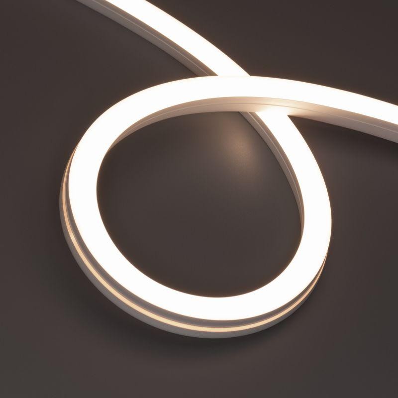 Лента светодиодная герметичная MOONLIGHT-SIDE-X280-16x16mm 24В Warm3500(10Вт/м IP67 wire x1) вывод кабеля бок. (уп.15м) Arlight 