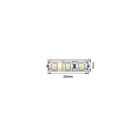 Лента светодиодная стандарт 2835 120LED/м 9.6Вт/м нейтр. бел. 12В IP66 со скотчем 3М (уп.5м) SWG Standard 00-00021279