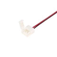 Коннектор питания с джеком для одноцвет. LED лент 120LED/м влагозащ. (уп.10шт) Lamper 144-106