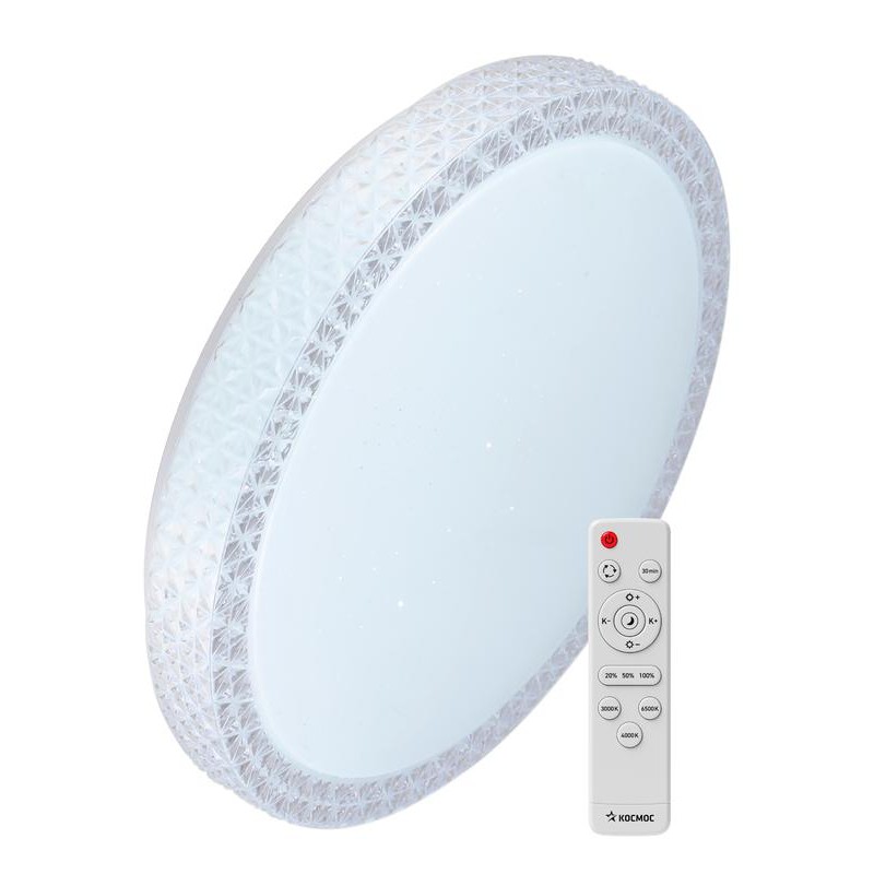 Светильник светодиодный PREMIUM SAPHIR 75Вт 230В 3000-6500К 6000лм IP40 495х115мм настенно-потолоч. управляемый с пультом ДУ КОС