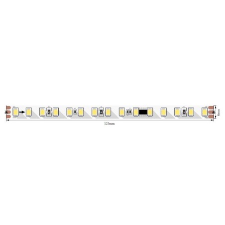 Лента светодиодная стандарт 2835 120 LED/м 11 Вт/м 24В IP20 нейтр. бел. (уп.5м) SWG Standard 00-00013212